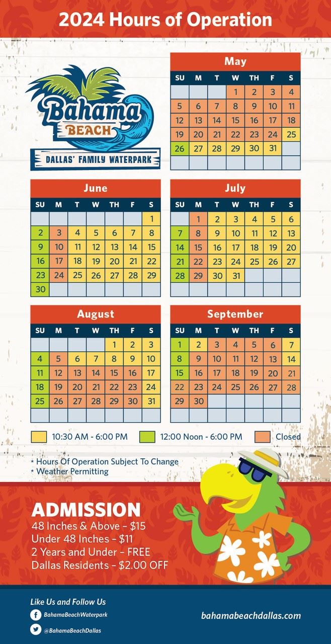 BB 2024 Hours of Operation