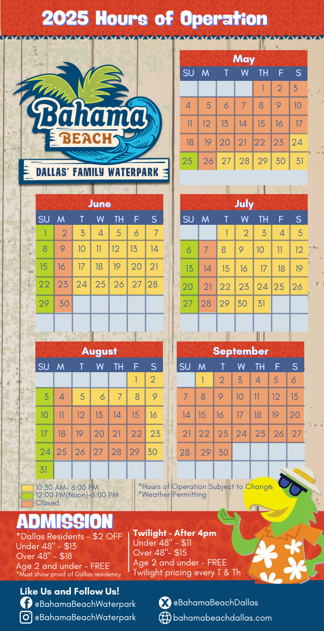 BB Schedule 2025 - Eng